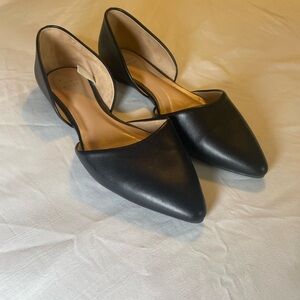 A New Day Women’s Size 9 Black Pointed Toe Ballet Flats